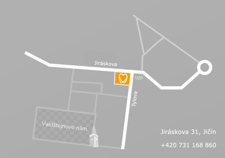 mapa kde nas v Jicine najdete